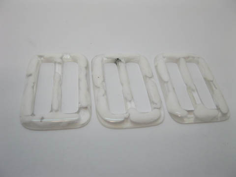 98Pcs White Buckles 38mm Wedding Favor - Click Image to Close