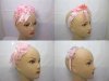 12X New Cute Pink Flower Floral Headband for Girl 12X New Cute Pink Flower Floral Headband for Girl
