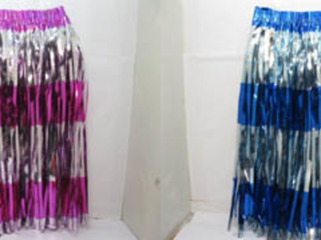 5X New Dress-up Hawaiian Hula Skirt 40cm Long