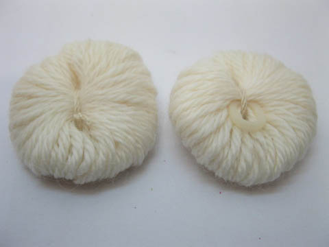 95X New Ivory Knitting Handcrafted Buttons for Craft - Click Image to Close