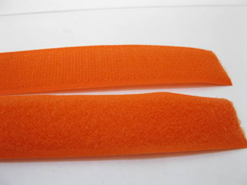 25M Orange Sewing Binding Wrap hook & loop tape 25mm - Click Image to Close
