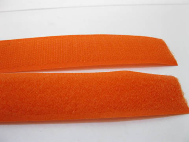 25M Orange Sewing Binding Wrap hook & loop tape 25mm - Click Image to Close