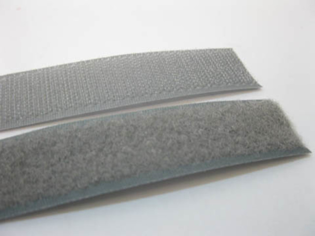 1Setx25M Gray Sewing Binding Wrap Hook&Loop Strap 25mm 1Setx25M Gray Sewing Binding Wrap Hook&Loop Strap 25mm