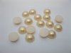 1000Pcs 10mm Peach Semi-Circle Simulated Pearl Bead Flatback 1000Pcs 10mm Peach Semi-Circle Simulated Pearl Bead Flatback
