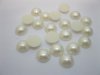 750Pcs 12mm Ivory Semi-Circle Simulated Pearl Bead 750Pcs 12mm Ivory Semi-Circle Simulated Pearl Bead