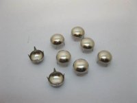 4x500Pcs Silver Plated Dome Studs 8x8mm Leather Craft