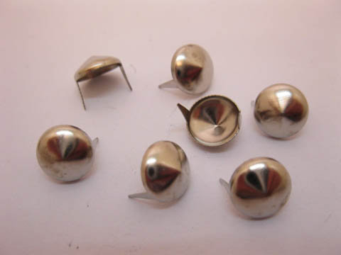 4x500Pcs Silver Plated Conical Studs 10mm Leather Craft - Click Image to Close
