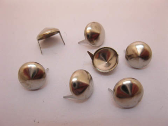 4x500Pcs Silver Plated Conical Studs 10mm Leather Craft 4x500Pcs Silver Plated Conical Studs 10mm Leather Craft