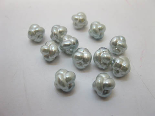 1300Pcs 10mm Light Gray Knot Loose Beads Finding 1300Pcs 10mm Light Gray Knot Loose Beads Finding