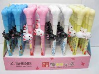 48Pcs Automatic Ball Point Pens w/Heart on Top Mixed Colour