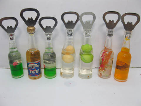 50pcs Transparent Resin Bottle Opener Assorted - Click Image to Close