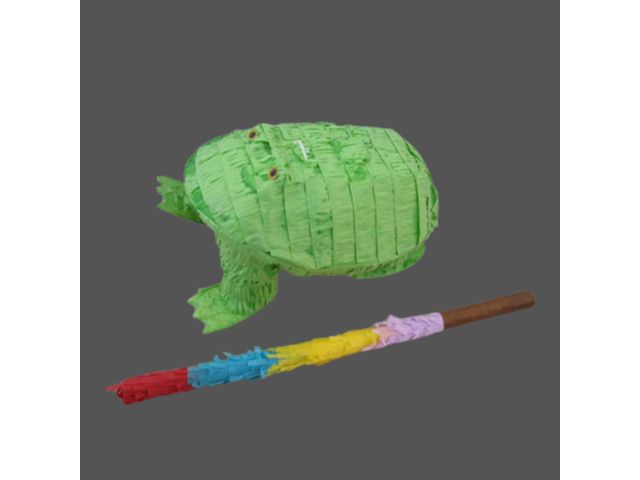1Set New Frog Pinata with Stick Party Favor 1Set New Frog Pinata with Stick Party Favor