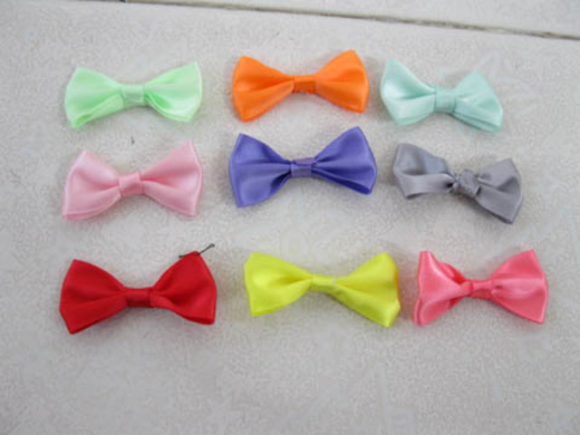 490X Bowknot Bow Tie Decorative Applique Embellishments 4cm - Click Image to Close