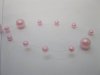 1Roll X 60Meter Pink Beaded Garland for Wedding Craft Dia.10mm 1Roll X 60Meter Pink Beaded Garland for Wedding Craft Dia.10mm