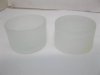 210Pcs Frosted Glass Tea Light Holder Wedding Favor 3cm high 210Pcs Frosted Glass Tea Light Holder Wedding Favor 3cm high