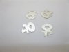 5700Pcs Age "40" Party Table Decoration Confetti Silver 5700Pcs Age "40" Party Table Decoration Confetti Silver