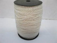 1Roll X 65Yds Pearl Color Ball Beaded Chain for Craft 4mm