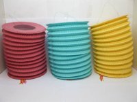 12Pcs Collapsible Paper Lanterns Wedding Favor Mixed Color 12Pcs Collapsible Paper Lanterns Wedding Favor Mixed Color