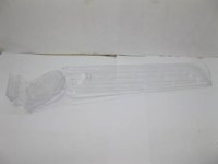 10Pcs Transparent Slatwall Swivel Shoe Display Holder