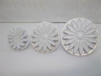 1Set X 3Pcs Sunflower Plunger Cutter Cake Decorating