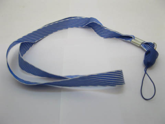 95 Stripe Neck Strap Lanyard Cellphone Strap 40cm - Click Image to Close