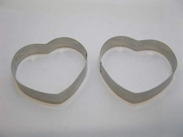 12Pcs Heart Biscuit Cake Cookie Cutter Mold Mould Tool - Click Image to Close