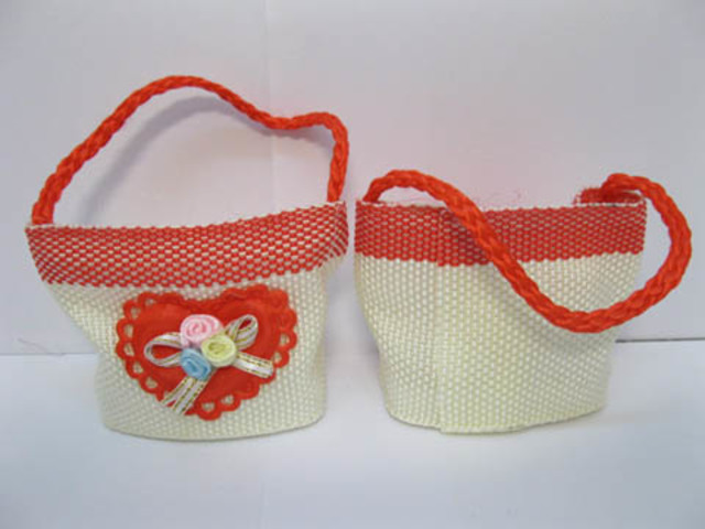 40Pcs Red Knitted Candy Basket Bag Baby Shower 40Pcs Red Knitted Candy Basket Bag Baby Shower