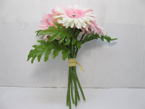 1X Gerbera Jamesonii Bridal Bouquets Wedding Holding Flowers - Click Image to Close