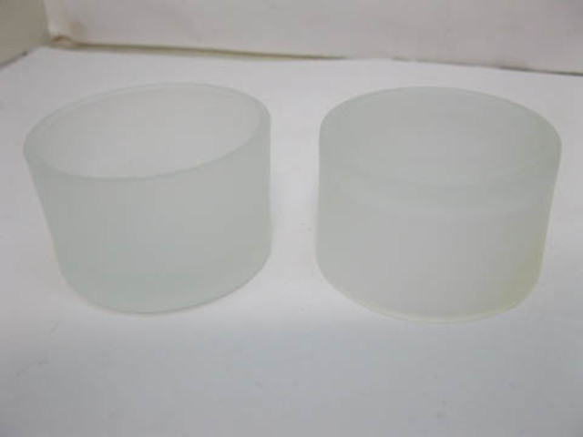 210Pcs Frosted Glass Tea Light Holder Wedding Favor 3cm high - Click Image to Close