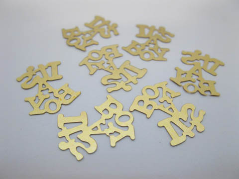 3600Pcs Golden "It's A Boy" Baby Shower Party Table Confetti - Click Image to Close