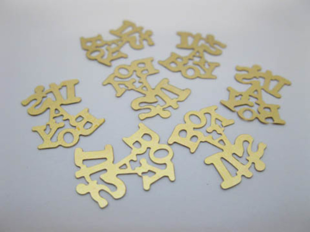 3600Pcs Golden "It's A Boy" Baby Shower Party Table Confetti