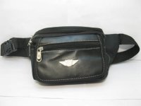 4Pcs Black Waist Bags Waist Pouch Bum Bags