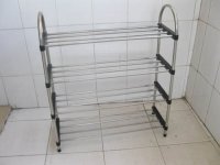 1Pc New Black 4 Layer Shoe Holder Display Rack