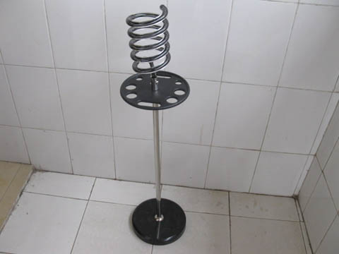 1Pc Black Hair Drier Holder Stand for Barbershop - Click Image to Close