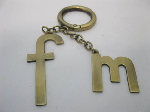 10Pcs Key Ring Key Chain Father & Mother Symbol - Click Image to Close
