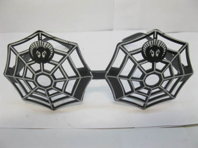12 Spiderweb Toy Sunglasses Spider Web Gothic Halloween Costume