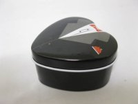 12Pcs Metal Tin Heart Bridegroom Candy Box Wedding Favor