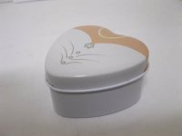 12Pcs Metal Tin Heart Bride Bridal Candy Box Wedding Favor