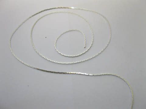 100 Meters Silver Plated Jewelry Beading Chains Finding - Click Image to Close