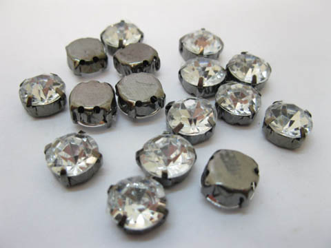195Pcs Clear Transparent Inlay Rhinestone Beads Finding - Click Image to Close