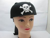 5 Pirate Hat Skull Caps Fancy Dress Costume For Kid