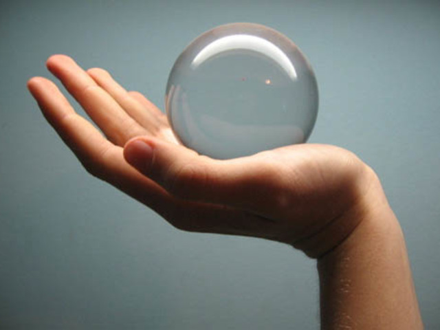 (image for) 1X 110mm Clear Crystal Sphere Balls without Base