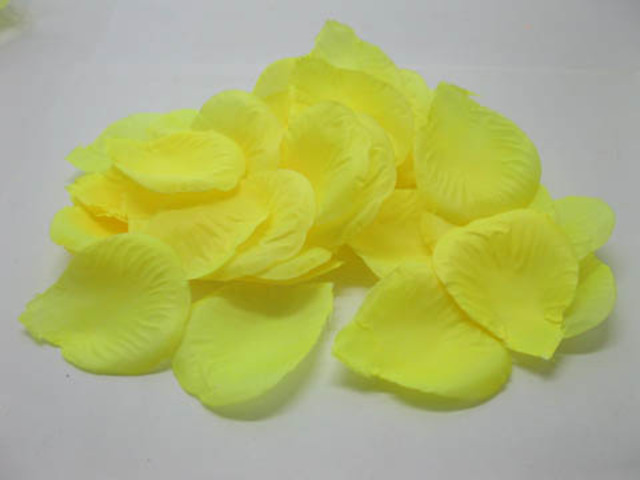 1000X Rose Petals Wedding Party Decoration - Yellow - Click Image to Close