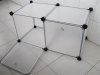 1Set Cube Storage Stackable Rack Display Organizer 1Set Cube Storage Stackable Rack Display Organizer