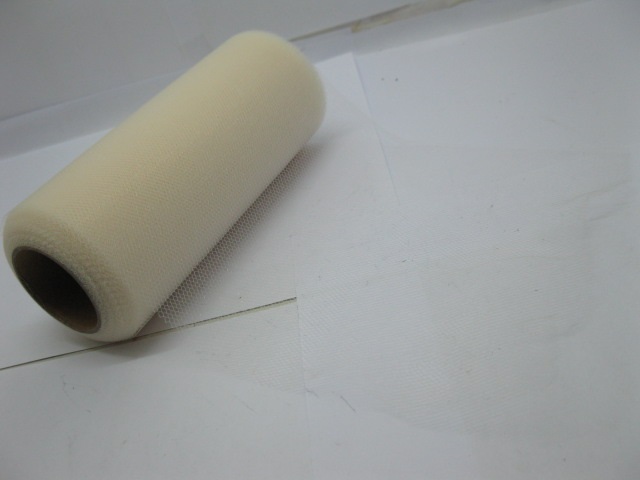 4Roll X 25Yards Tulle Roll Spool 15cm Wedding Gift Bow - Ivory - Click Image to Close