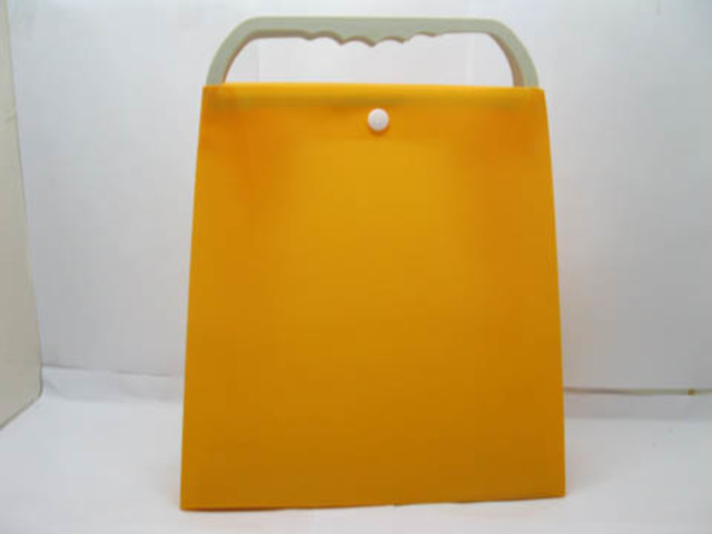 12Pcs Orange Wedding Gift Bag w/Button 25cm - Click Image to Close