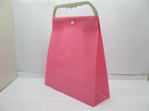 12Pcs Pink Wedding Gift Bag w/Button 25cm - Click Image to Close
