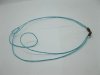 95 Blue 2-String Waxen Strings For Necklace Bronze Clasp 95 Blue 2-String Waxen Strings For Necklace Bronze Clasp