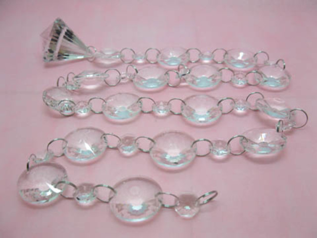 1Meter Clear Bead Diamond Garland Wedding Decoration 1Meter Clear Bead Diamond Garland Wedding Decoration