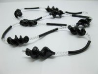 5X 1Meter Black Twist Bead Garland Wedding Decoration 5X 1Meter Black Twist Bead Garland Wedding Decoration